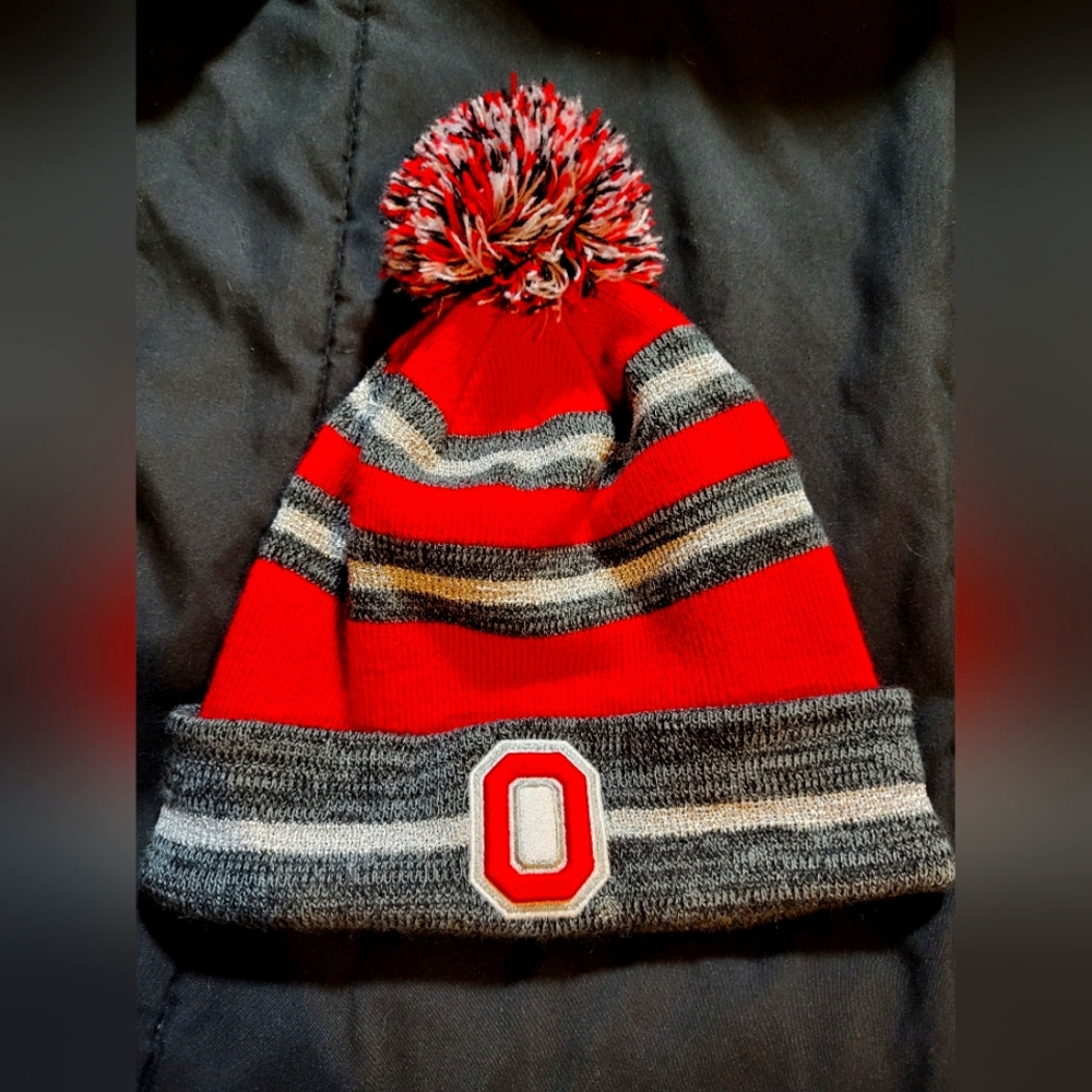 Ohio State OSU Buckeyes Beanie Hat- Womens